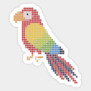 Scarlet Macaw Sticker